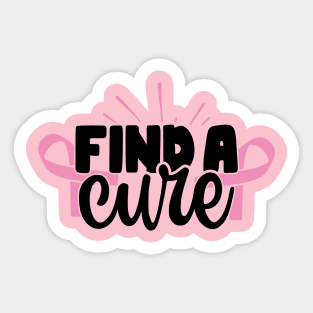 Find a Cure Sticker
